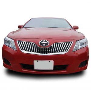 Решетка радиатора вертикальная хромированная Premium FX для Toyota Camry 2010-2011